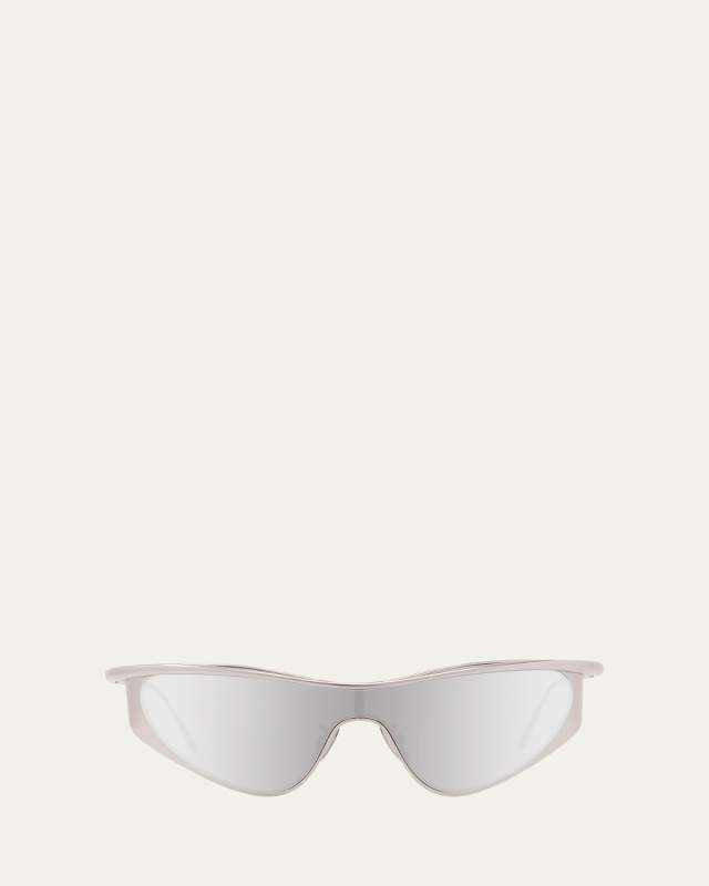 Signature Metal & Nylon Shield Sunglasses